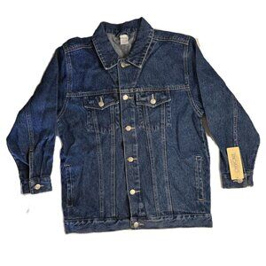 Cherokee Girls Denim Jean Jacket Size Large 10/12 NEW Classic with 4 Pockets NWT